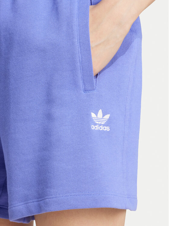 Спортивные шорты loose fit Essentials French Terry IW5708 Adidas, синий — фото 4