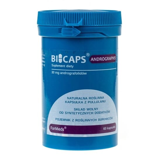 

Formeds, Bicaps Andrographis, 60 капсул, синий