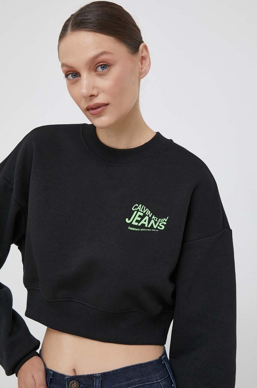 

Толстовка Calvin Klein Jeans, черный