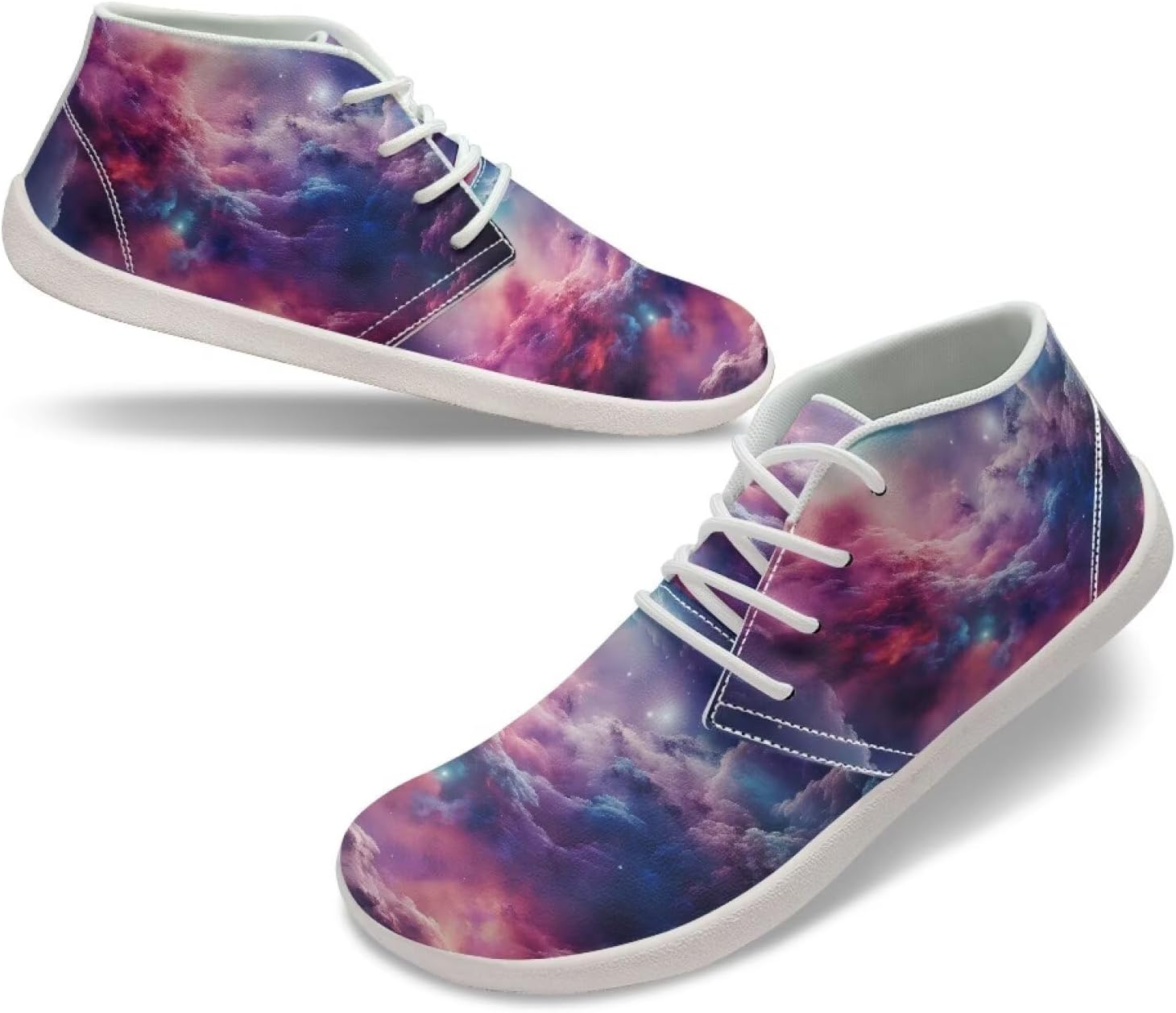 

Мужские низкие кроссовки-босоножки Легкие нескользящие широкие прогулочные кроссовки Обувь с нулевым перепадом Повседневные спортивные кроссовки Размер США 5-14 Qoiuvncy, Galaxy and Clouds