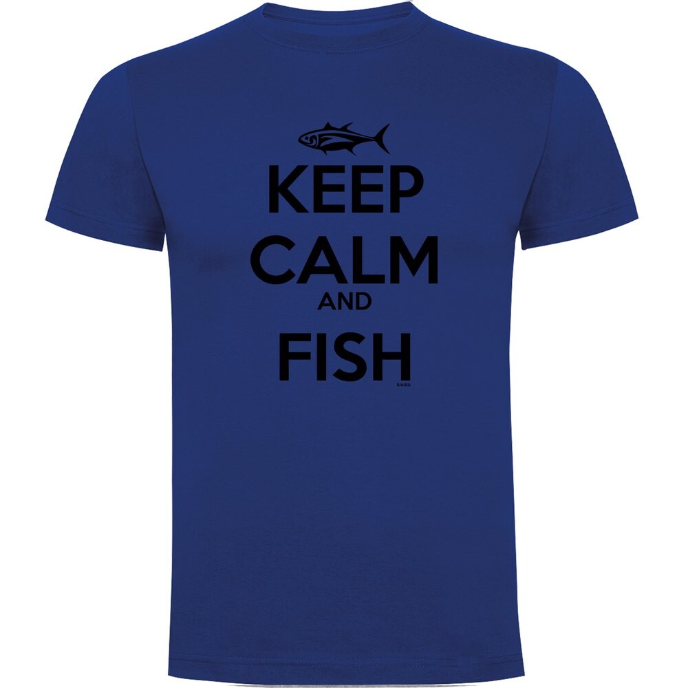 

Футболка Kruskis Keep Calm And Fish, синий