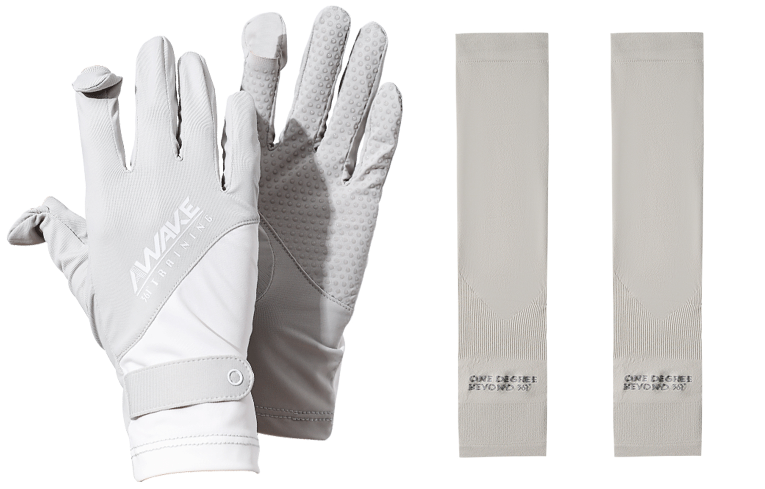 

Полиамидные солнцезащитные перчатки Unisex 361°, [outdoor sun protection set]светло-grey color blocking sun protection gloves + grey sun protection sleeves