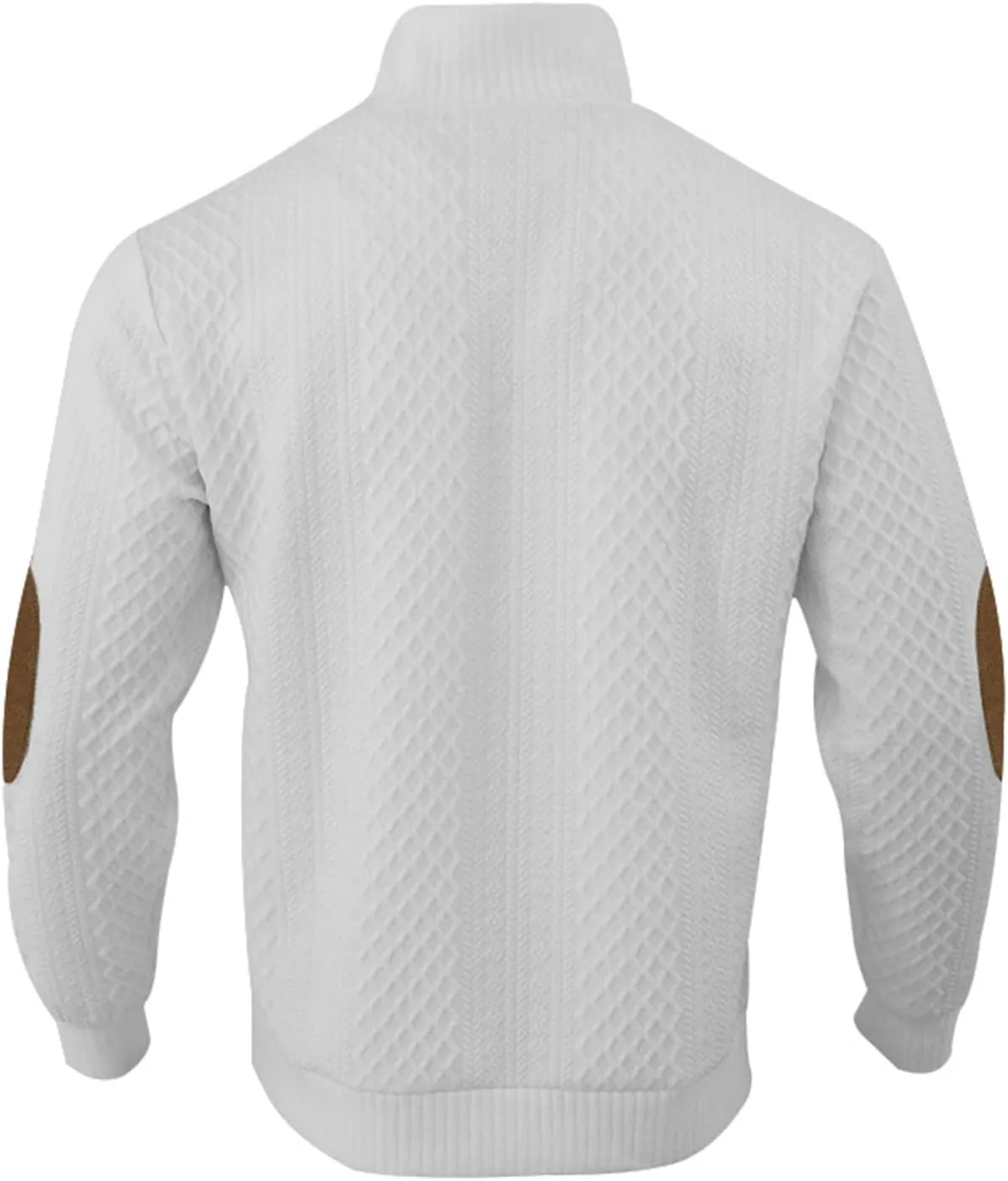 Свитер мужской Crown Sweaters, винтажный пуловер для улицы, повседневный с длинным рукавом и воротником-стойкой — фото 3