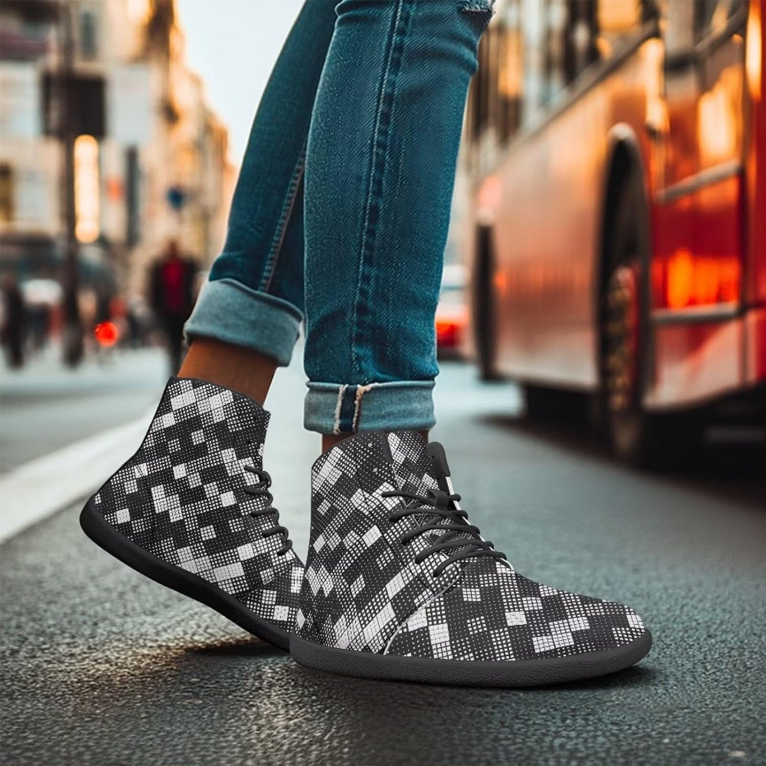 Кроссовки Binienty Fashion Barefoot Flat для мужчин и женщин, белый — фото 4