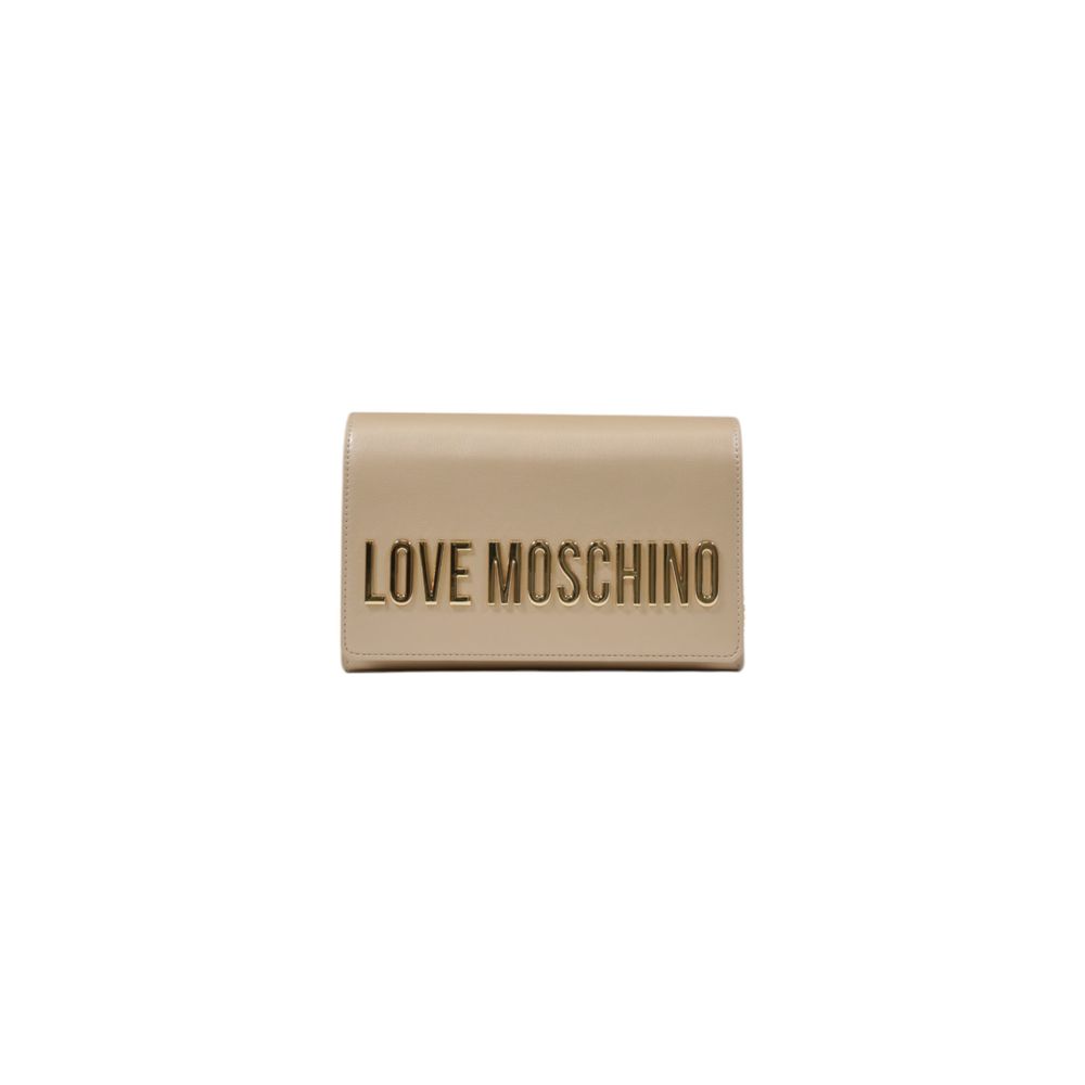 

Золотая полиэтиленовая сумка LOVE MOSCHINO