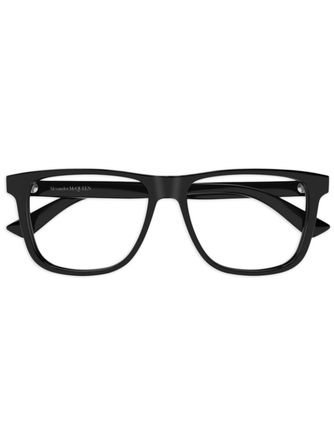 

Очки в прямоугольной оправе Alexander McQueen Eyewear, черный