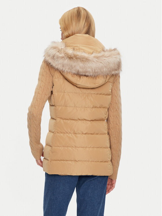 Утепленный жилет regular fit Heritage WW0WW43634 Tommy Hilfiger, бежевый — фото 3