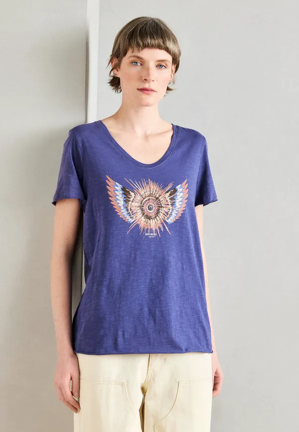 

Футболка с принтом gethi glam Mos Mosh, Crown Blue, Синий, Футболка с принтом gethi glam Mos Mosh, Crown Blue