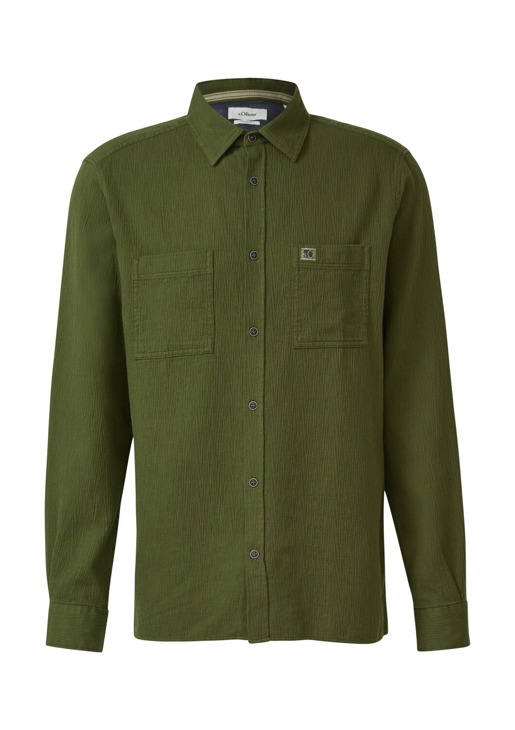 

s.Oliver Рубашка на пуговицах Regular fit в цвете Olive