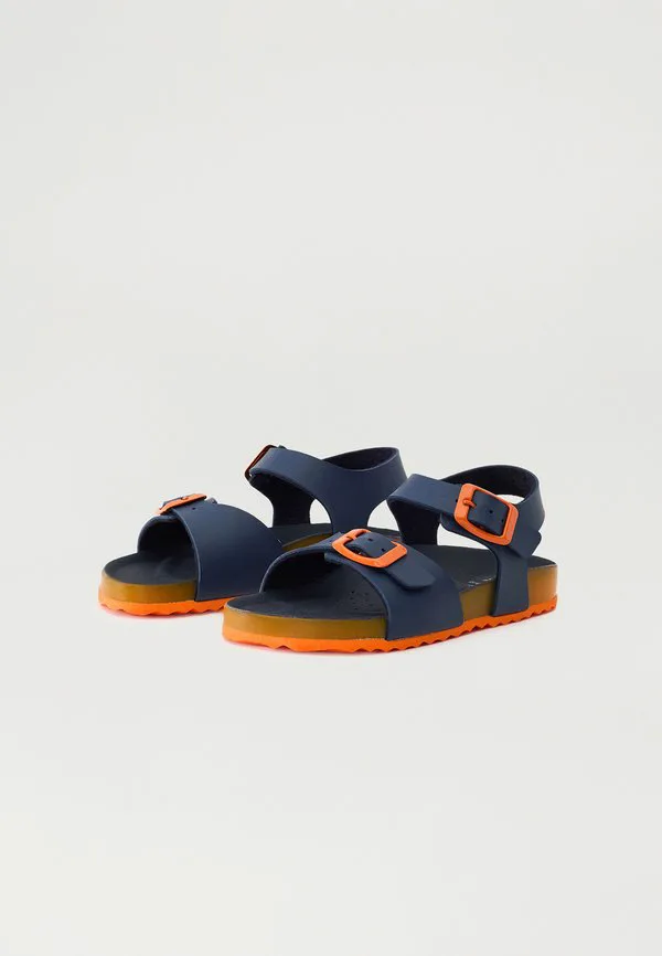 Сандалии для ходьбы ghita Geox, Navy/Orange — фото 2