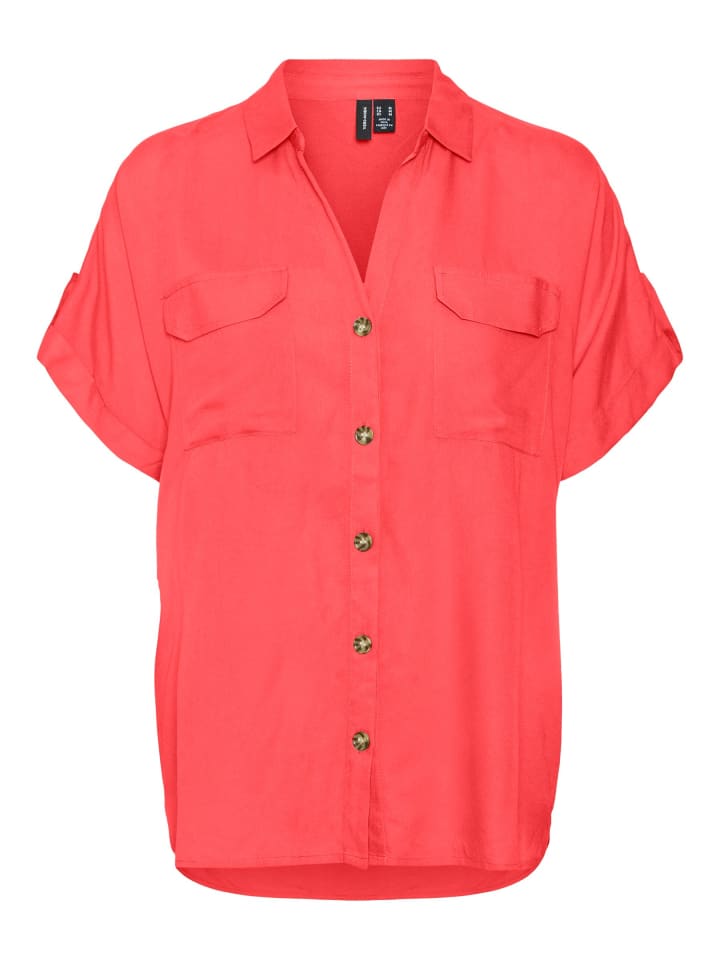 

Блузка Vero Moda, цвет coral pink