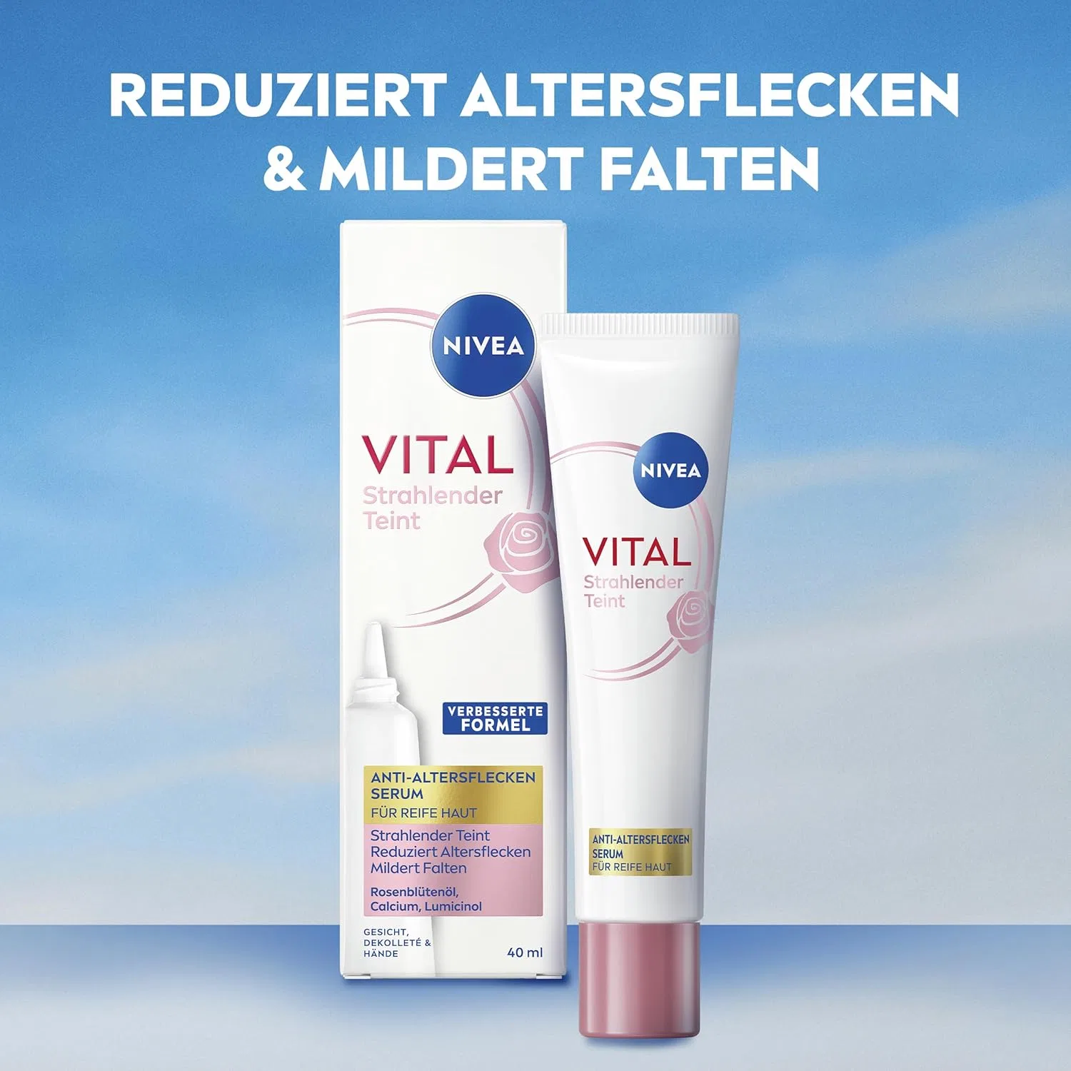 Сыворотка Nivea — Антивозрастная «Vital Radiant Complexion» от, 40 мл — фото 2