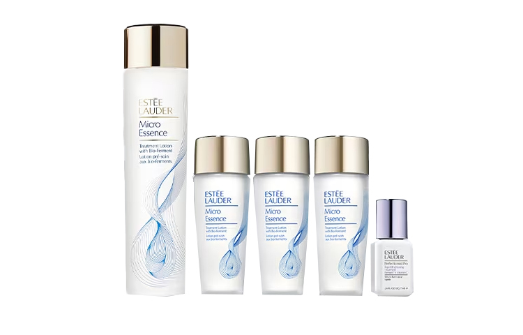 

YASHILANDAI Micro Molecule Base Skincare Sets Осветляющий увлажняющий тонер 200мл + Тонер 50мл *3 + Эссенция 7мл ESTEE LAUDER, Toner 200ml + Toner 50ml *3 + Essence 7ml