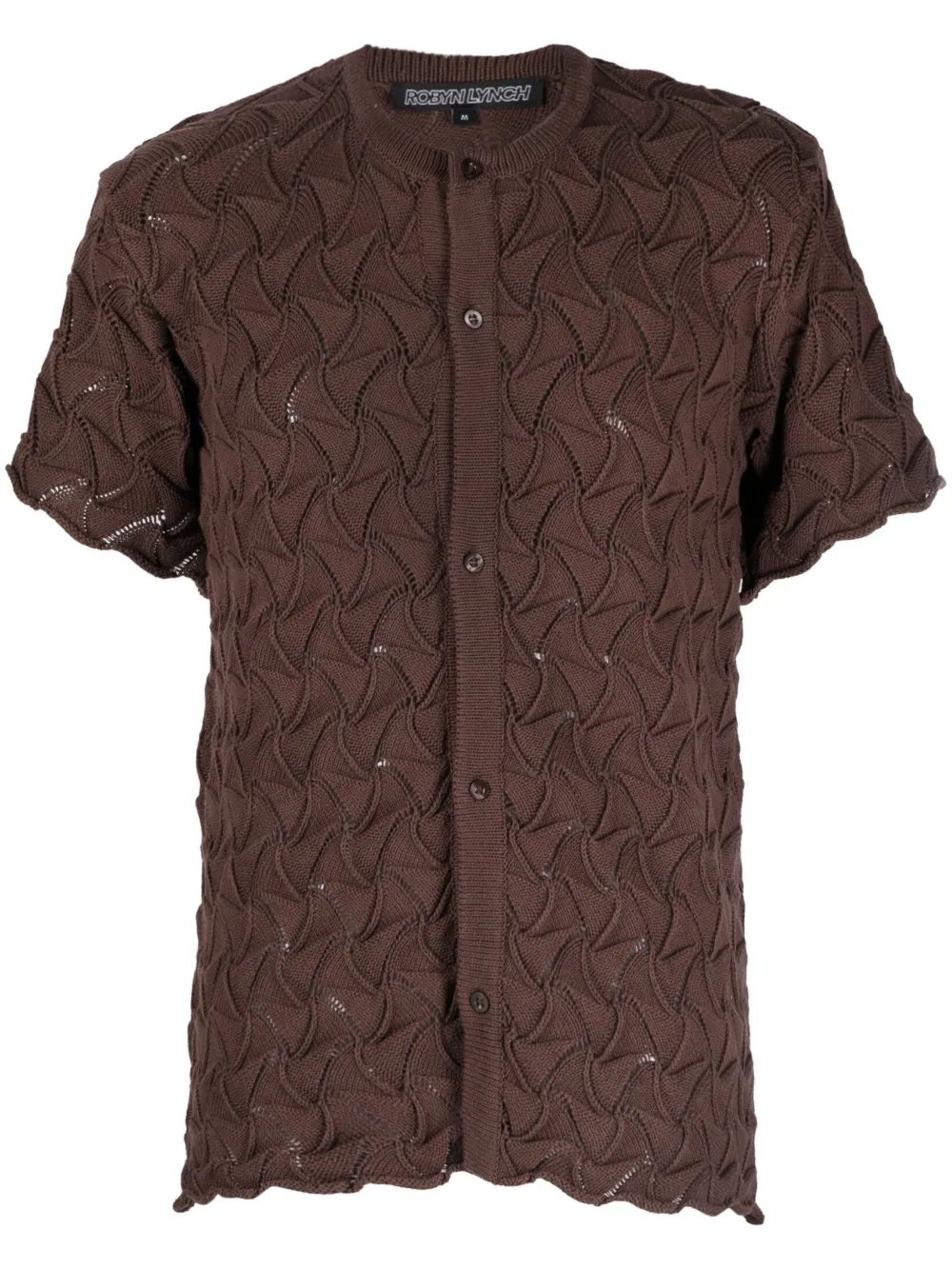 

Кардиган Wave фактурной вязки Robyn Lynch, коричневый