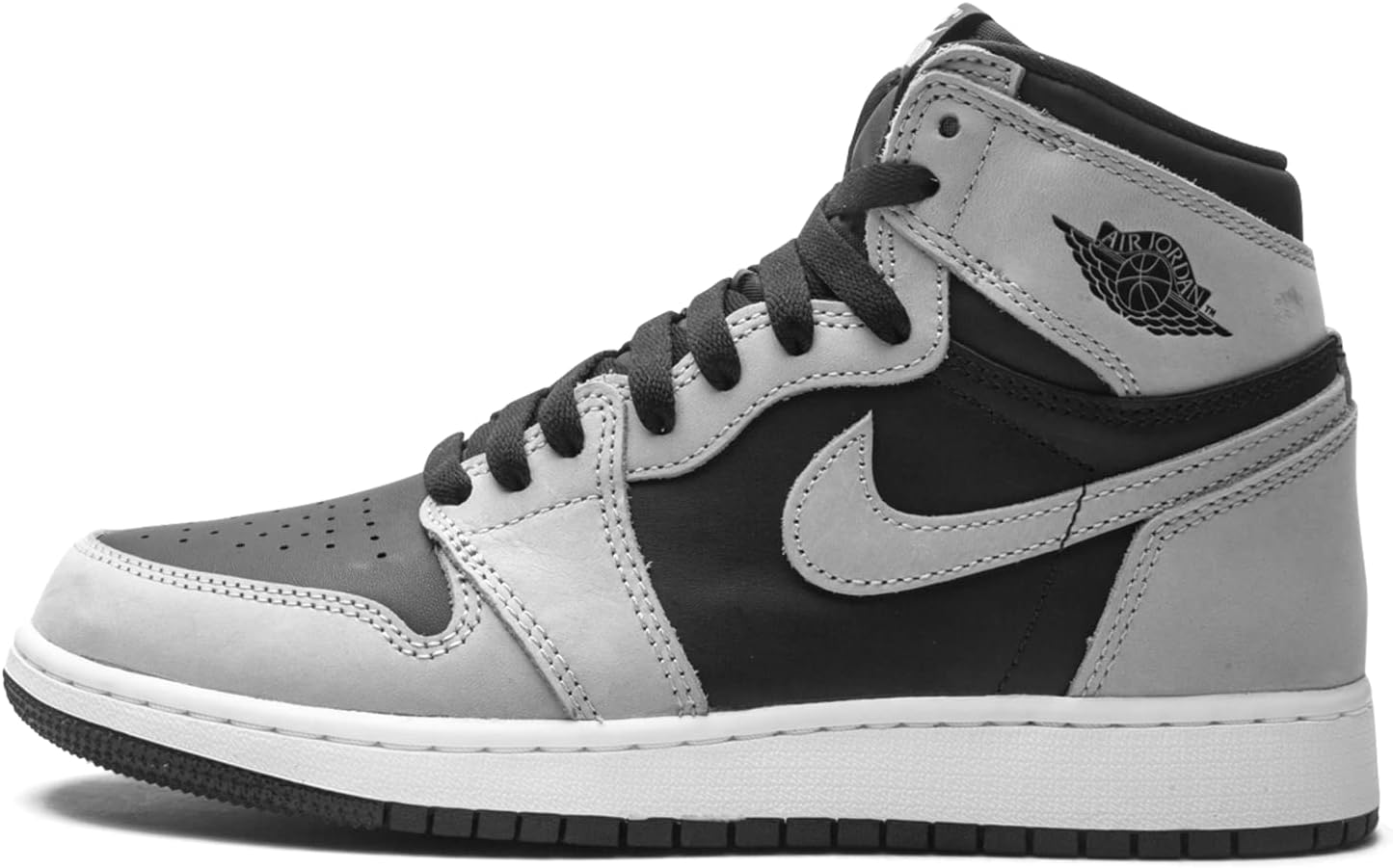 

Мужские кроссовки Air Jordan 1 High Nike, белый/черный/серый/светло-серый