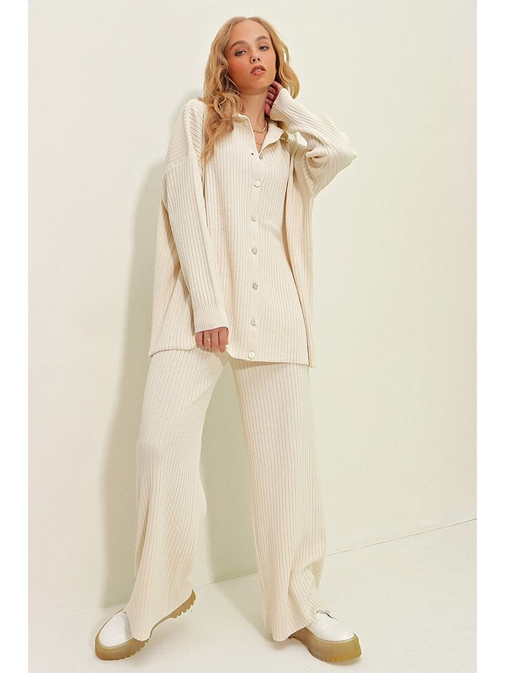 

Пуловер Trend Alacati 2tlg. Outfit, кремовый