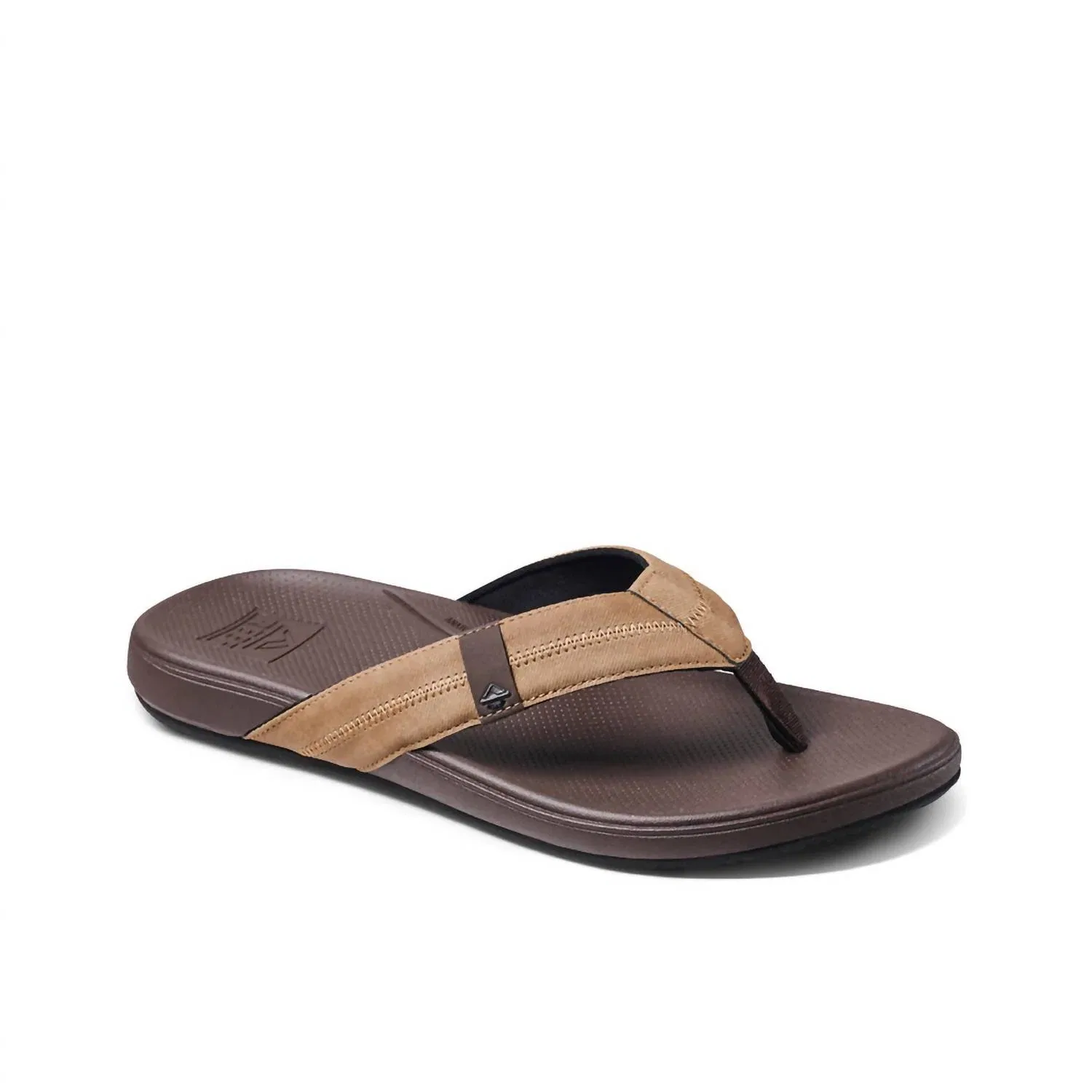 CORAL REEF SWIM Men's Cushion Phantom 2.0 Flip-Flop In Brown/tan