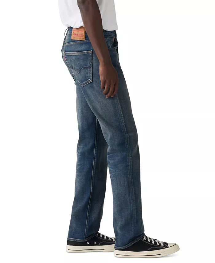 Мужские джинсы 501 Original Fit с застежкой на пуговицы и эластичным лифом Levi's, синий — фото 2