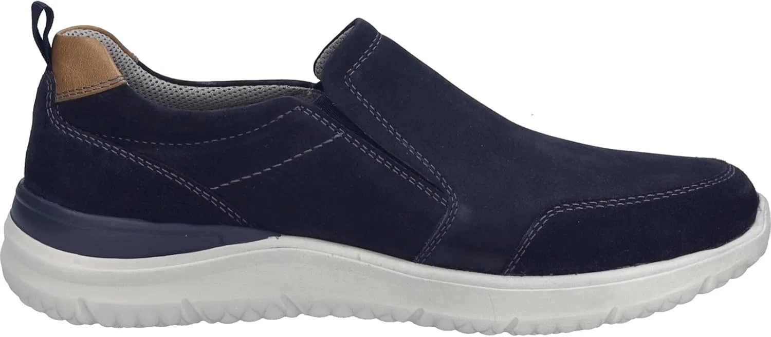 Мужские низкие кроссовки Josef Seibel Wales 04, ширина G (стандартная), сменная стелька, Dark Blue Combi — фото 3