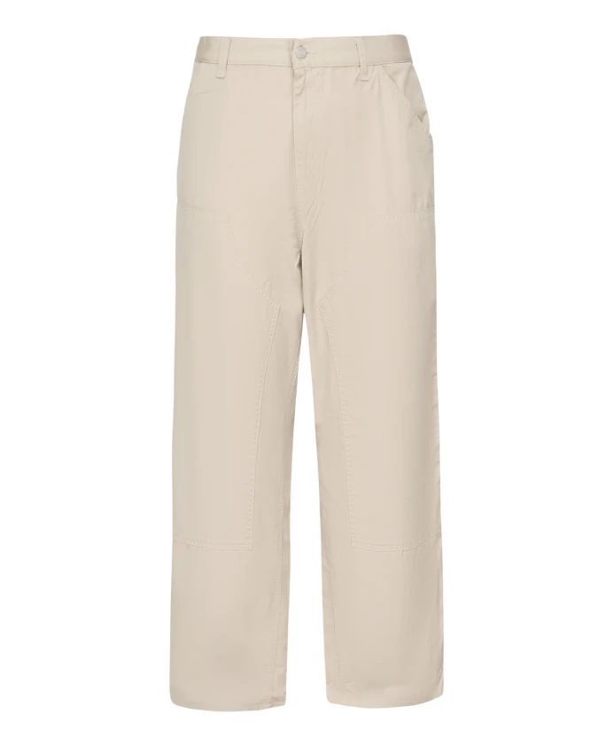 

Бежевые брюки с тройным швом Carhartt Wip, бежевый