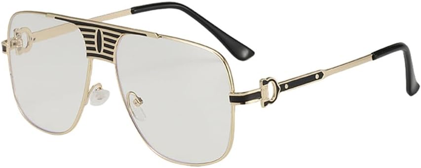 

Солнцезащитные очки в металлической оправе для мужчин и женщин, большие солнцезащитные очки для езды на велосипеде и вождения, защита от УФ-излучения UV400 LANGSER, C2