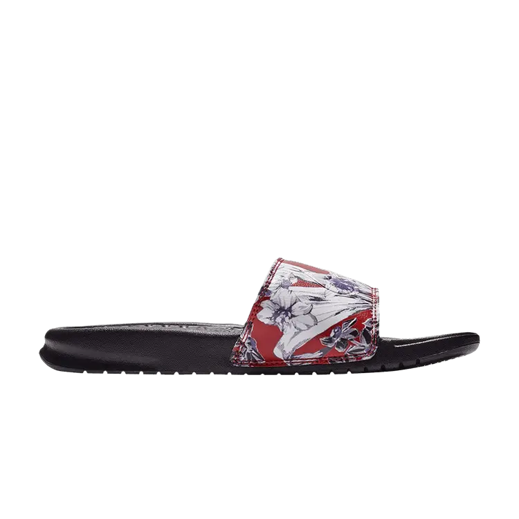 Сандалии Nike Wmns Benassi JDI Slide 'Floral Print', черный