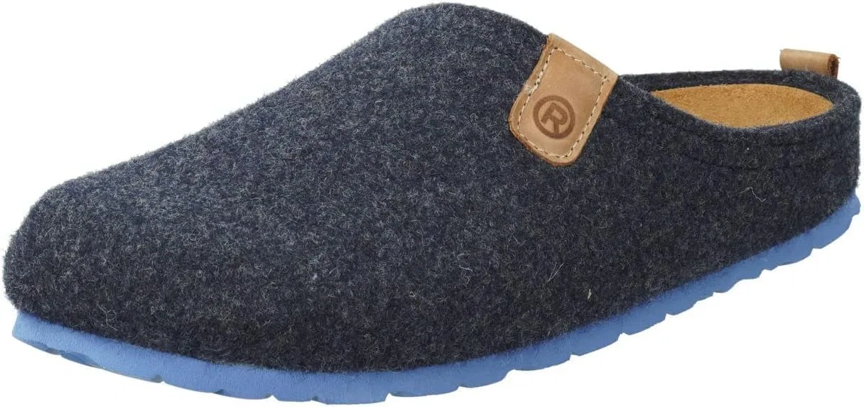 Мужские тапочки Rohde, тапочки со сменной стелькой, Blue