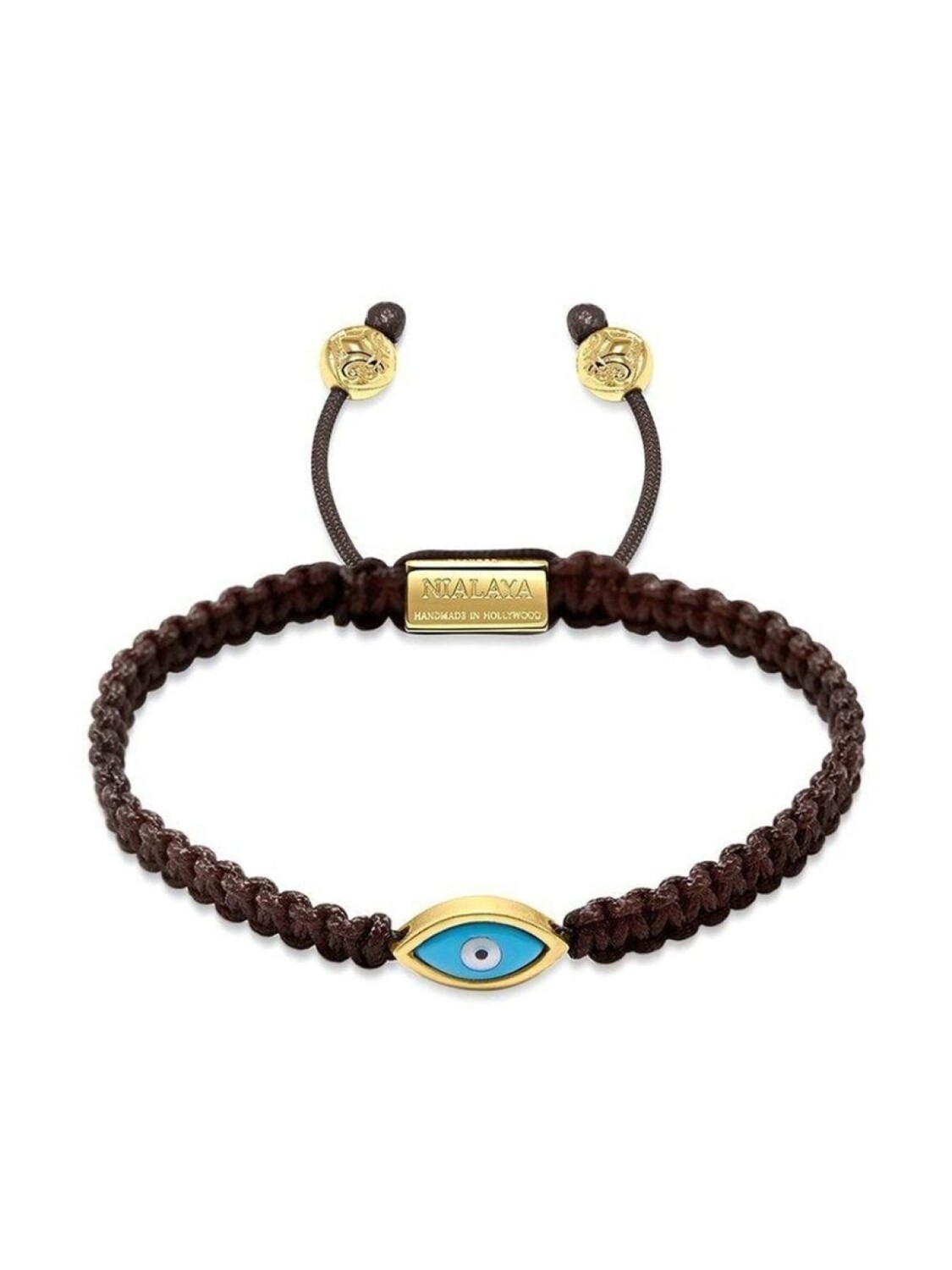 

Браслет Evil Eye Nialaya Jewelry, черный