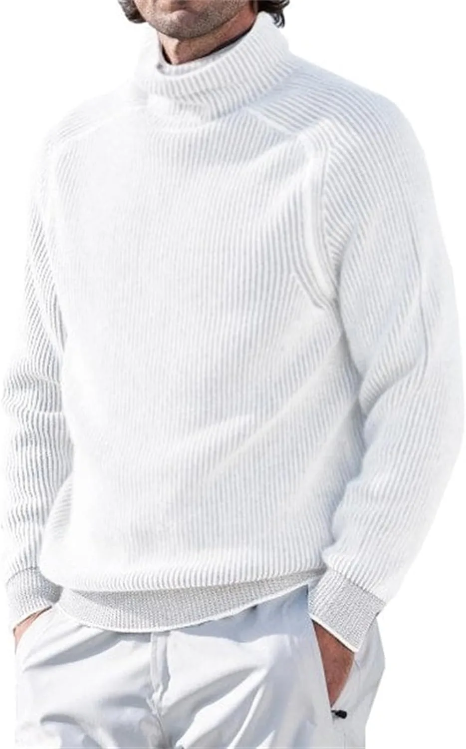 

Мужской водолазка свитер Slim Fit evzosrz