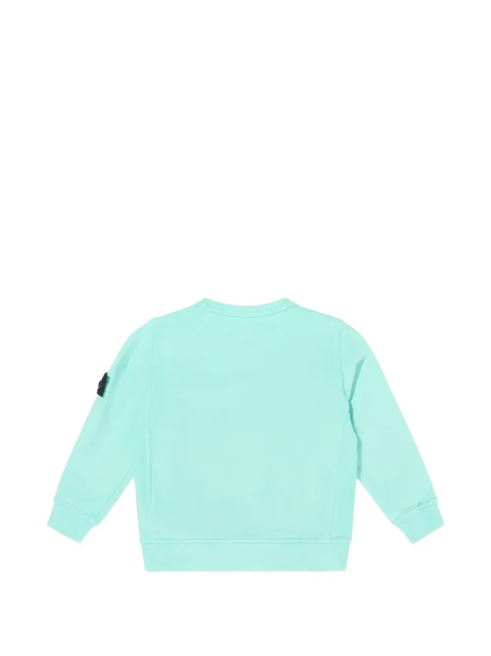 Свитшот с нашивкой-логотипом Stone Island Junior, синий — фото 2