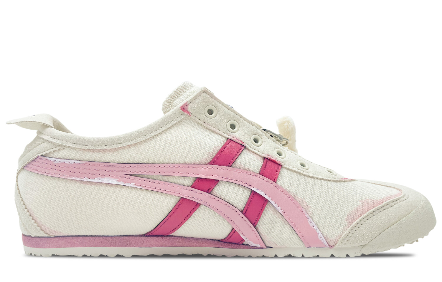

Кроссовки Onitsuka Tiger MEXICO 66 Lifestyle Shoes Unisex Low-top Pink, цвет Off White