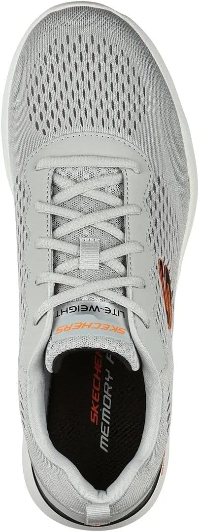 Мужские кроссовки Skechers Skech-air Dynamight Tuned Up, Gray Engineered Mesh Pu Black Trim — фото 4