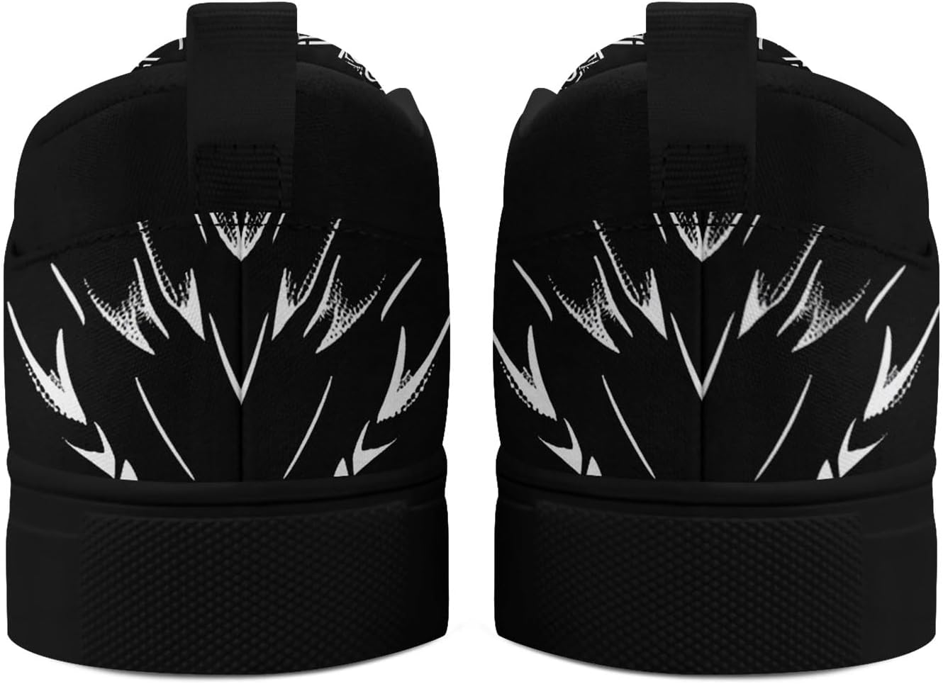 Мужские слипоны из холщовой ткани coolcustomize с готическим принтом черепа, повседневные легкие лоферы, удобные кроссовки для прогулок, для женщин, красный — фото 3