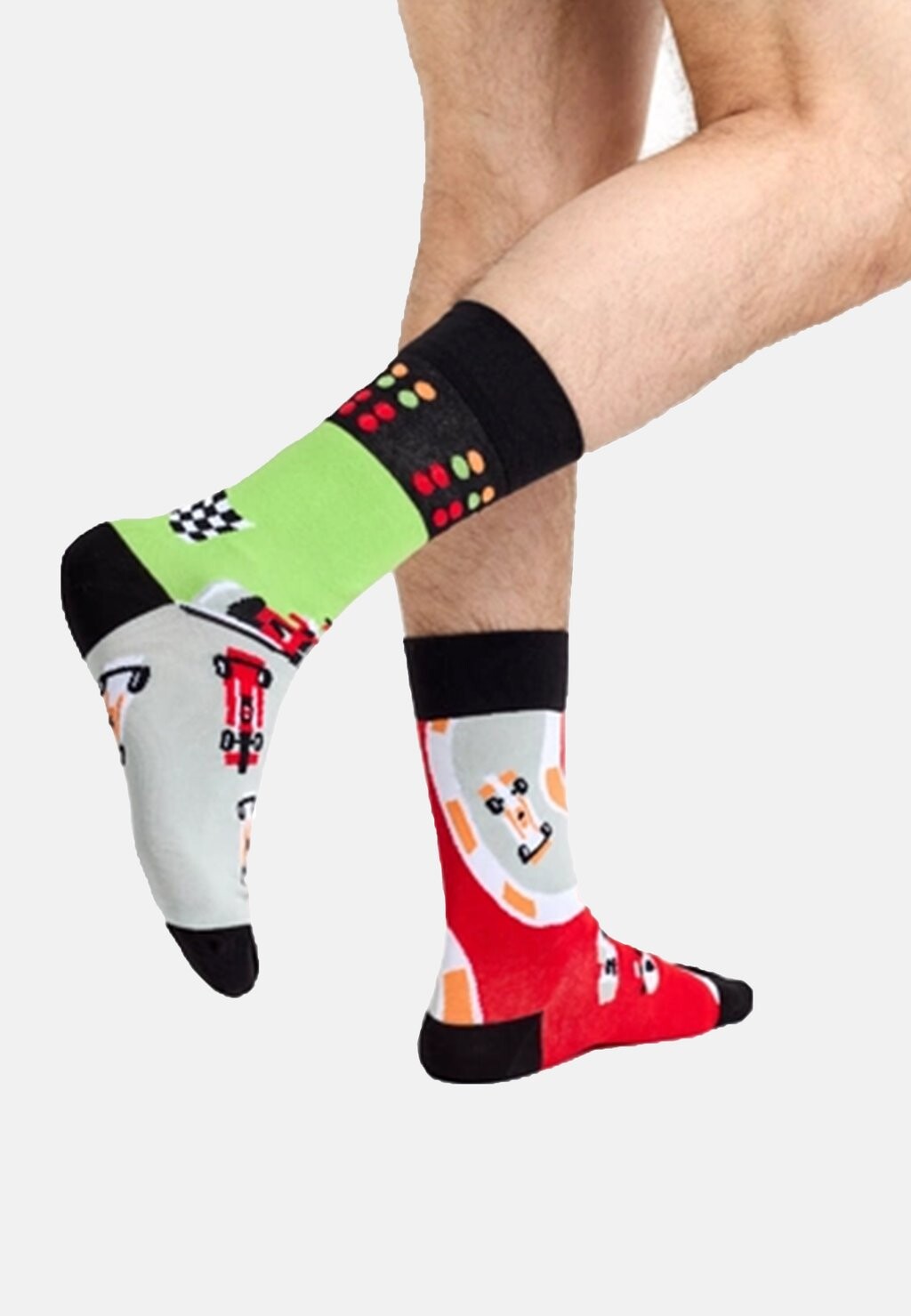 

Носки 1 PAAR MIT 2 UNTERSCHIEDLICHEN DESIGNS MOTIV FORMEL RENNEN Dedoles, мультиколор