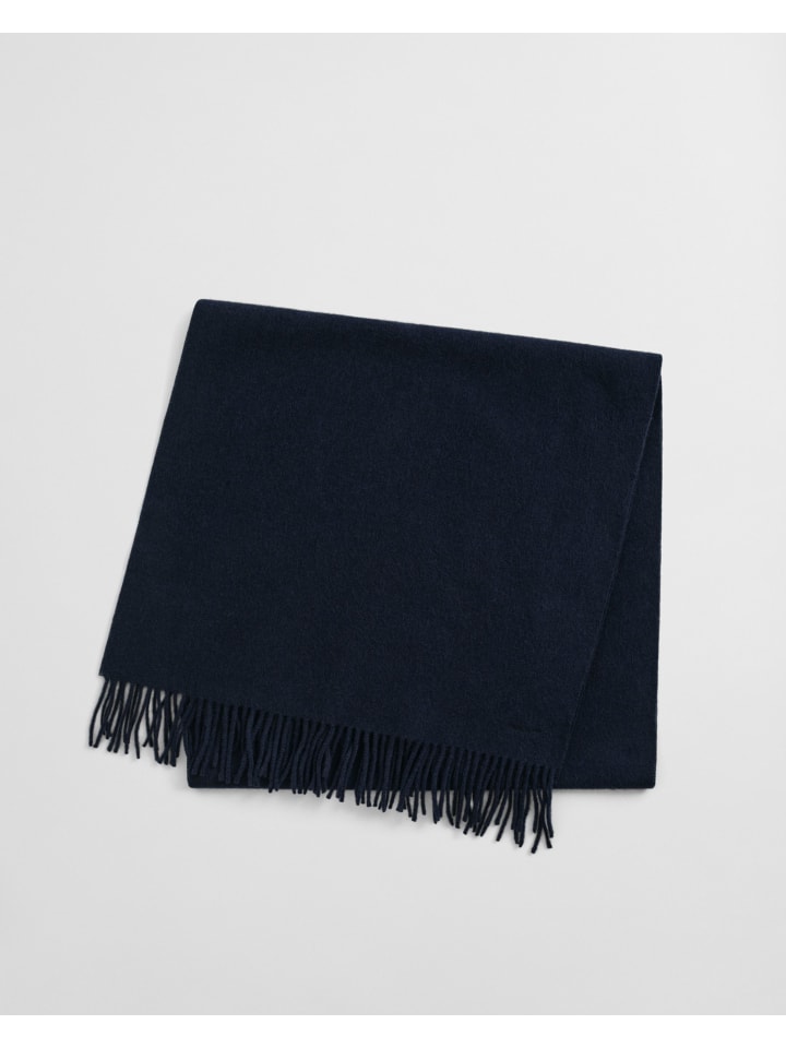 

Тканый шерстяной шарф цвета Evening Blue Gant