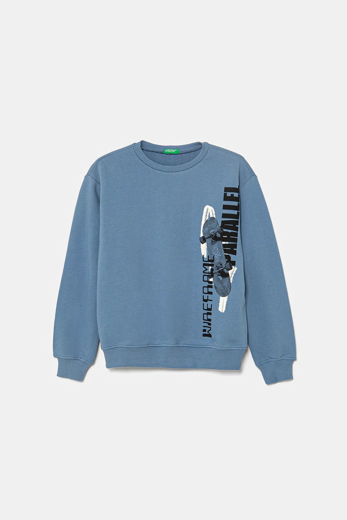 

Детская хлопковая толстовка United Colors Of Benetton, синий