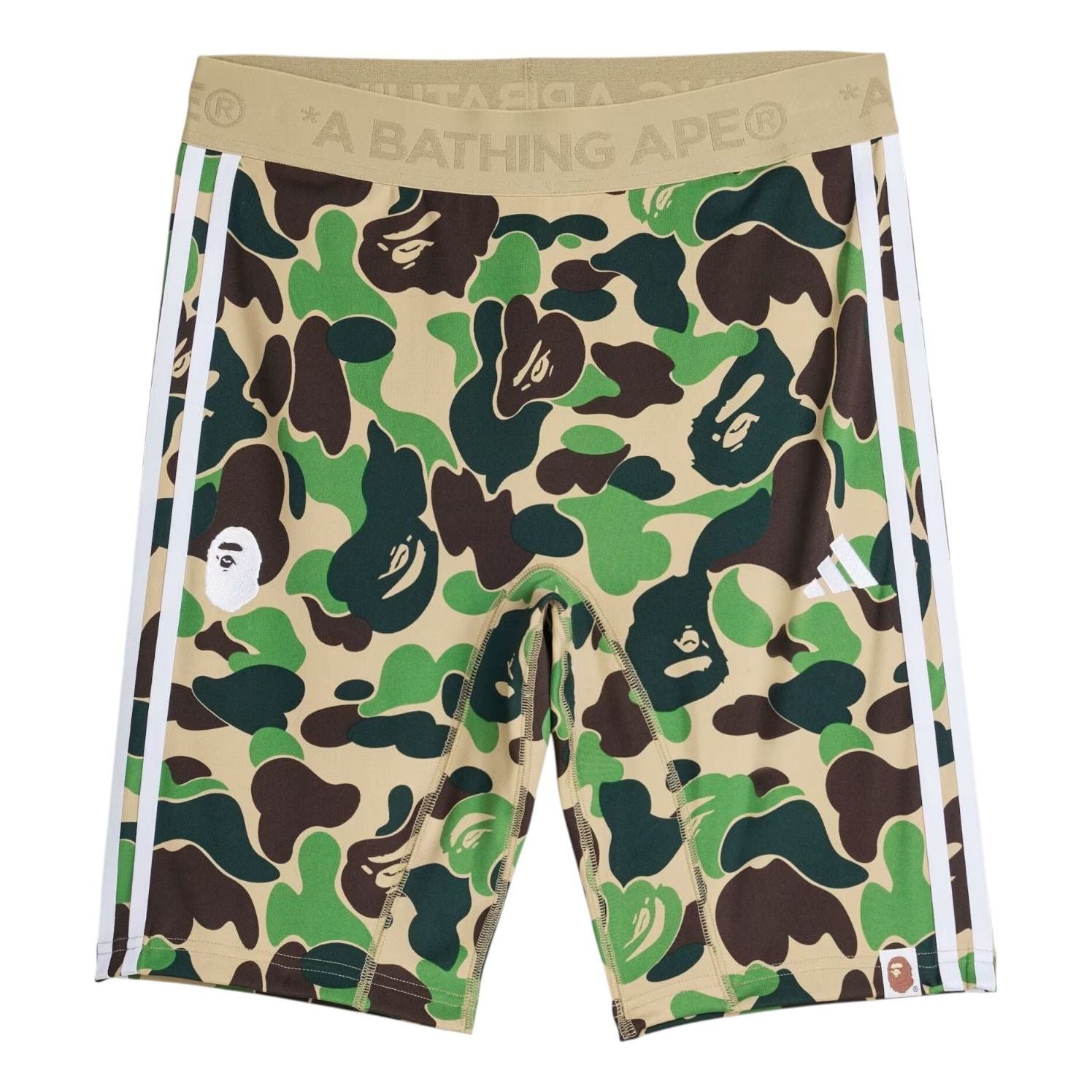 

Леггинсы Adidas x BAPE FB 'Crew Green'