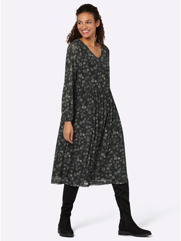 

WITT WEIDEN Платье с цветочным принтом в черном цвете