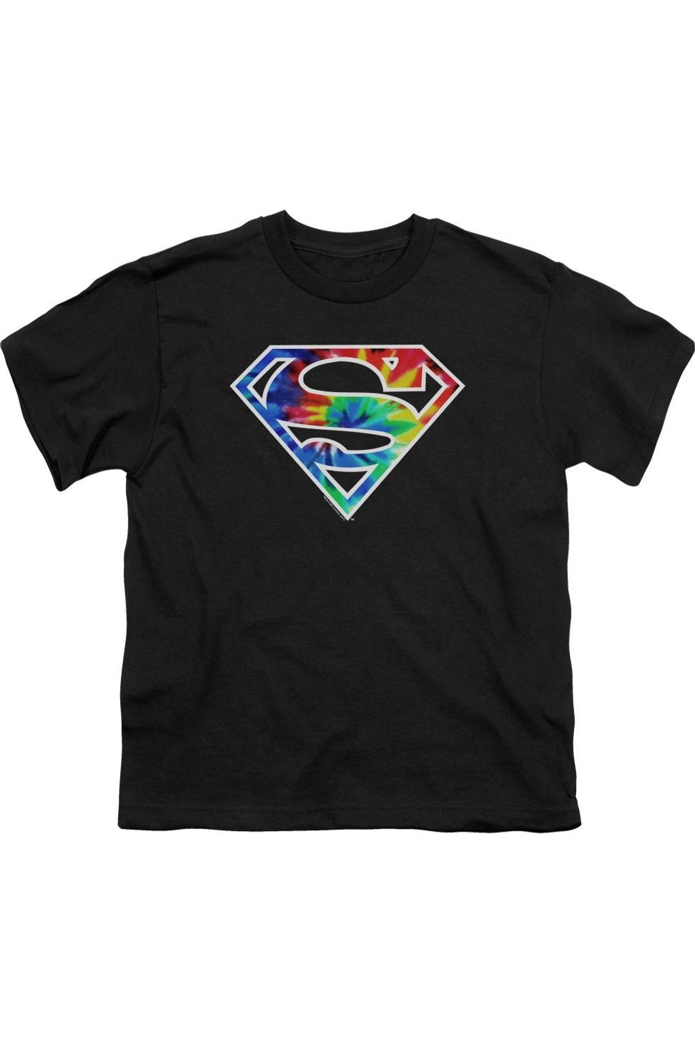 

Футболка с тай-дай и логотипом Superman для детей Gildan, черный