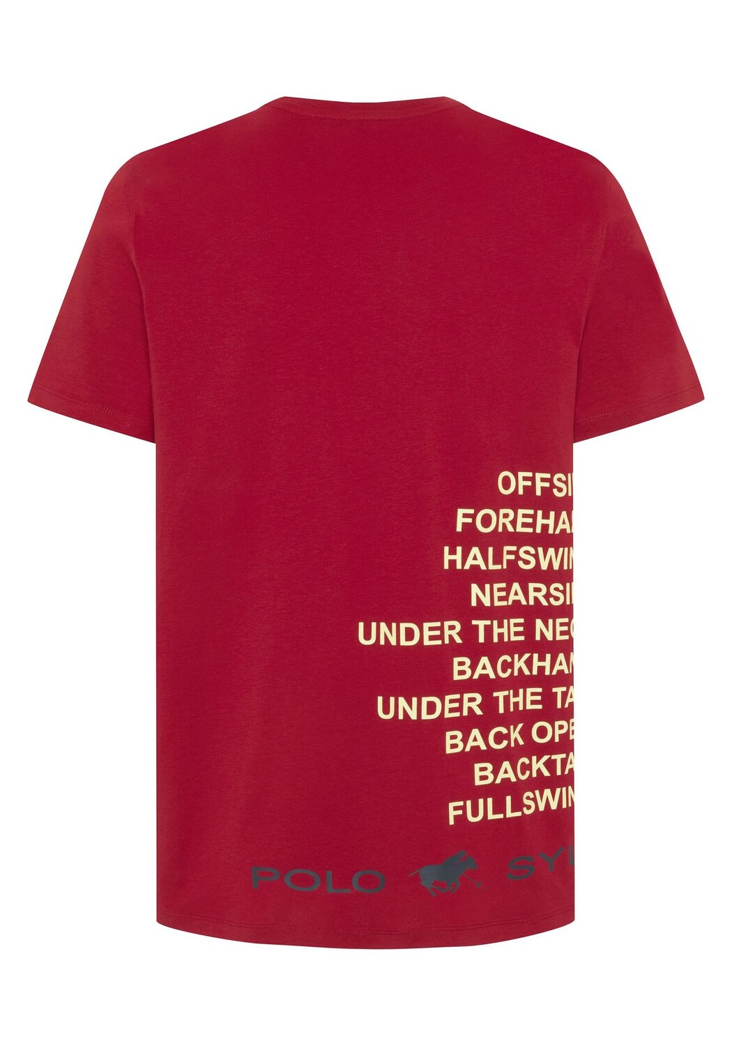 

Футболка с надписью POLO SYLT, цвет Chili Pepper
