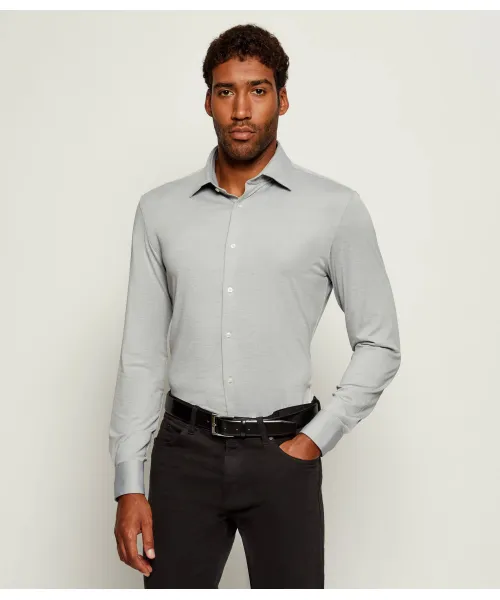 

Рубашка p-hank-kent-c1-222 Slim fit Boss, серый