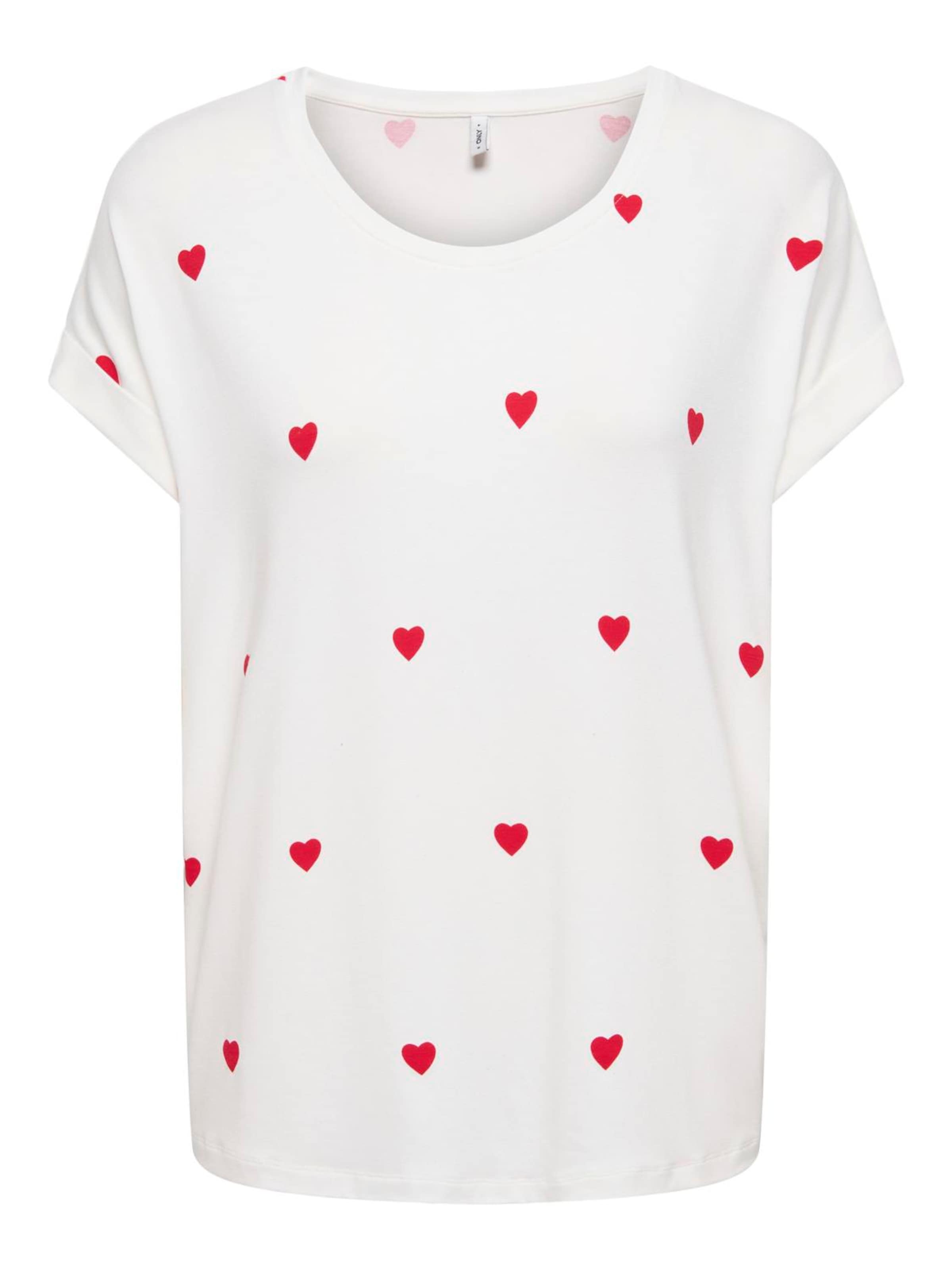 

ONLY Футболка 'ONLMoster' в белом цвете