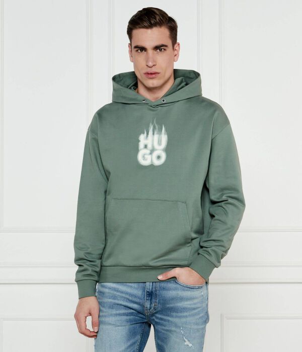 

Свитер Дафна Relaxed fit Hugo, зеленый