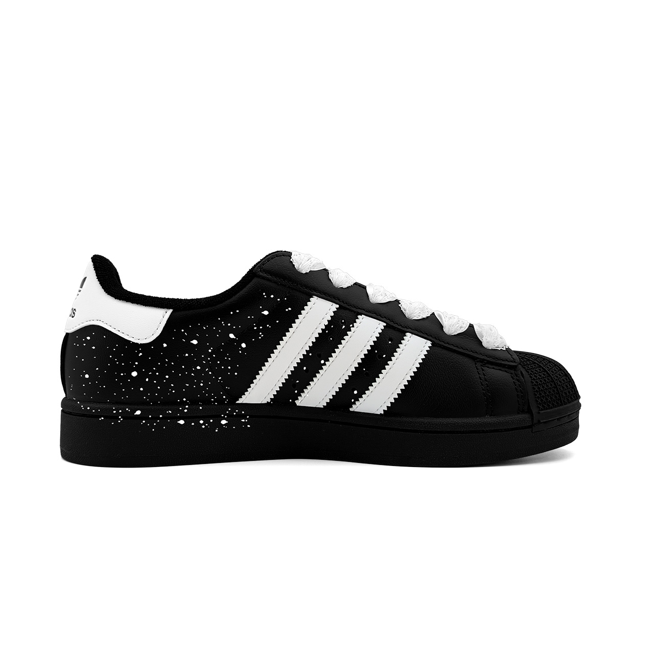 Adidas Originals Superstar 2 Leather Low top Детские скейтбординг кроссовки Black White для подростков — фото 3