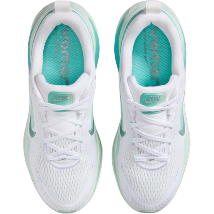 Кроссовки Vomero 18 Shock Absorbers Rebound Low Top для детей и подростков Nike, белый/зеленый — фото 2
