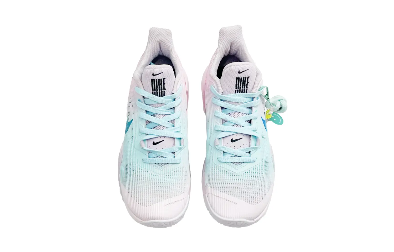 Nike Air Max Impact 3 Антискользящие Износостойкие Низкие Баскетбольные Кроссовки Мужские Голубой Розовый — фото 4