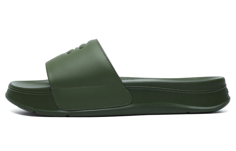 Шлепанцы (WMNS) Fila Fusion Shoes 'Tree Green', зеленый — фото 2