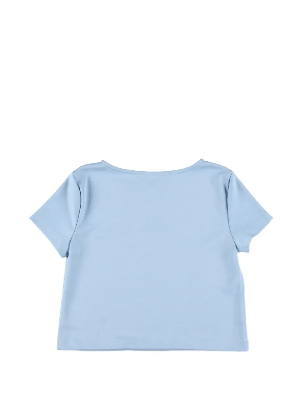 Плиссированный комплект из топа и юбки Polo Ralph Lauren Kids, синий — фото 4
