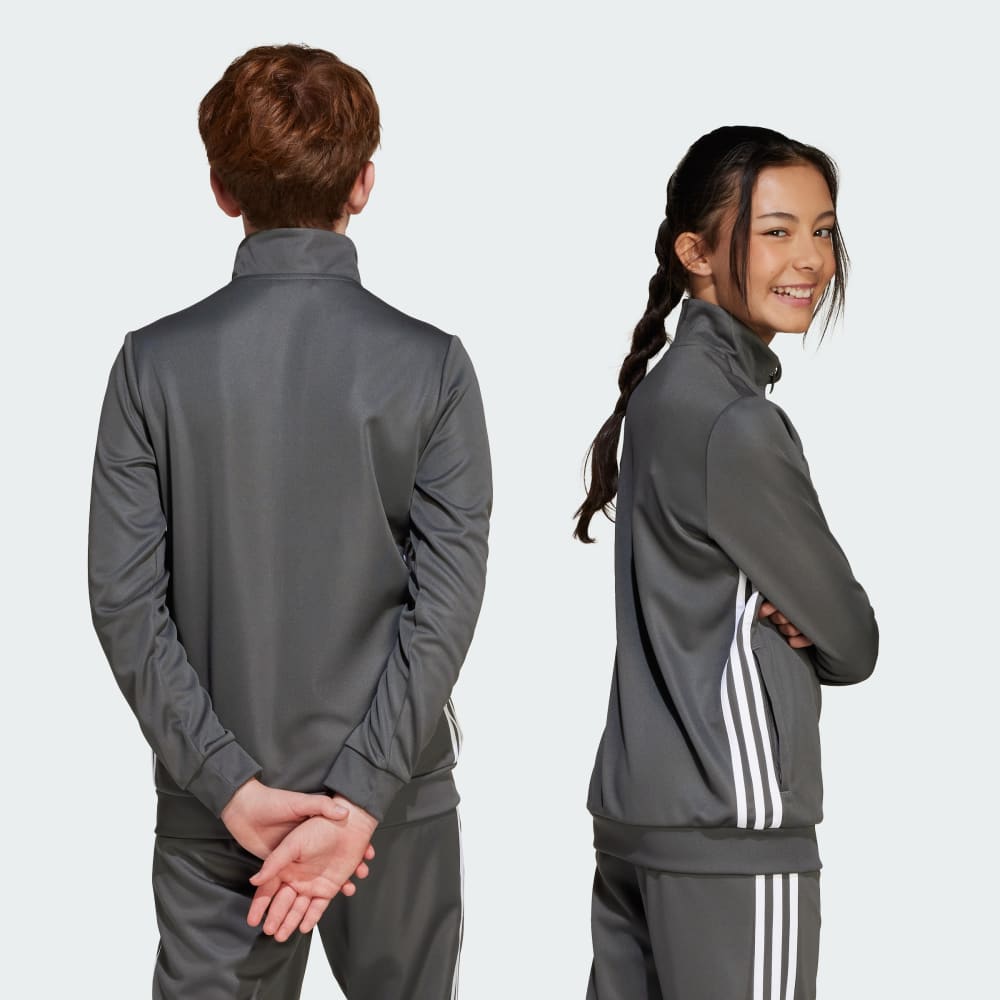 Спортивный костюм Adidas Tiro 25 Essentials Training Jacket Kids, серый/белый — фото 3