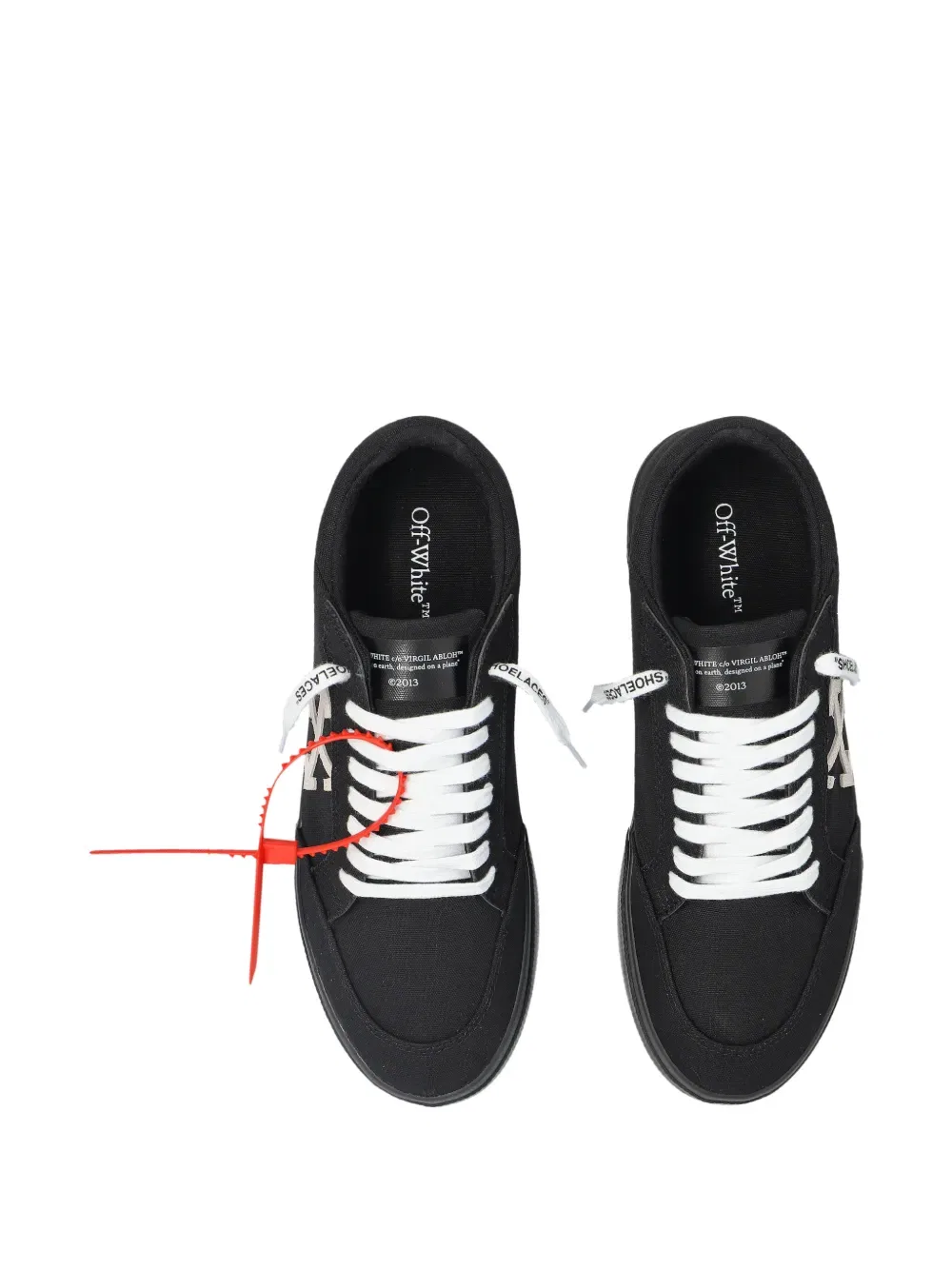 Низкие вулканизированные кроссовки Off-White, черный — фото 3